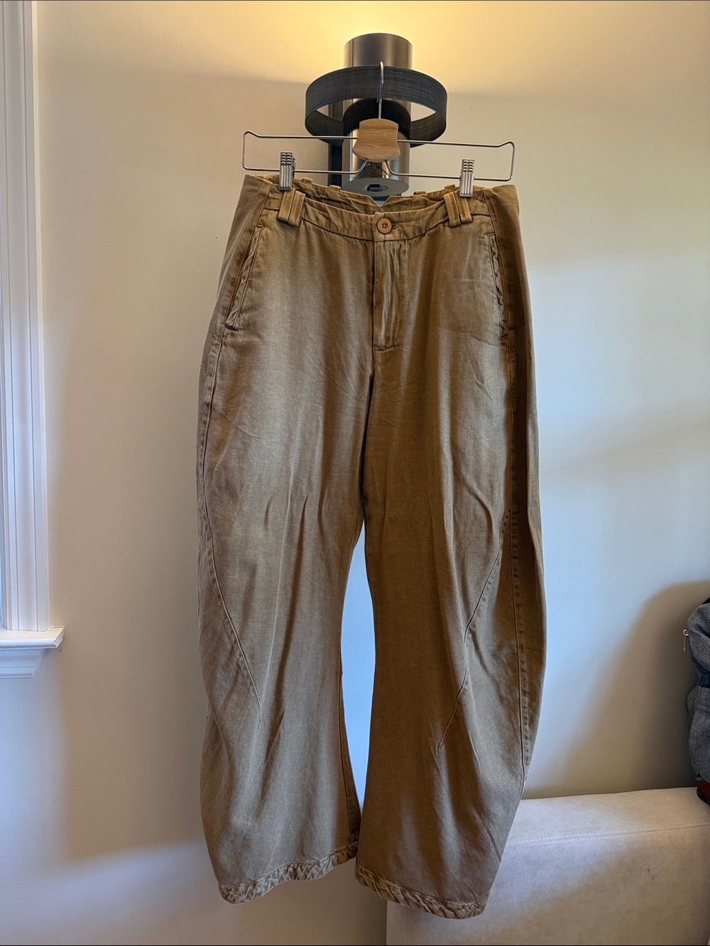 We The Free Wide Leg Pants in Tan